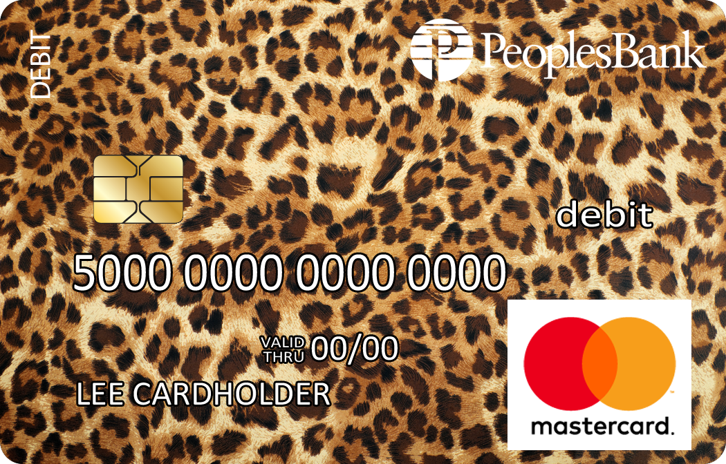 Leopard debit card