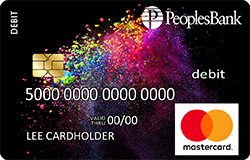 Paint debit card