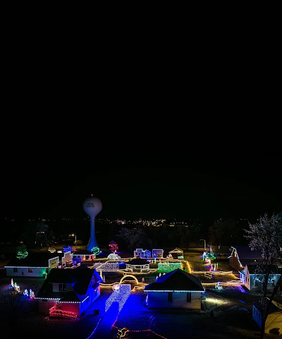 Aerial view of Christmas For A Cause