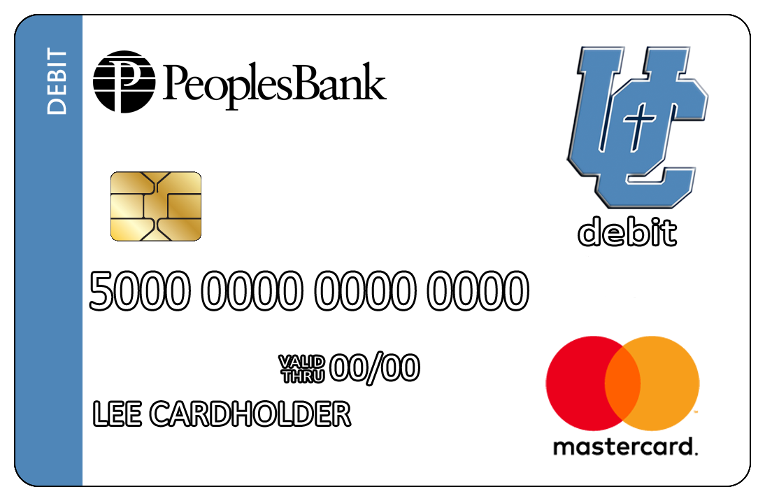 Unity Christian debit card