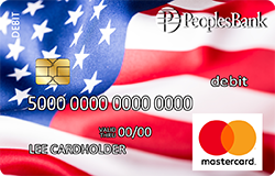 US Flag debit card