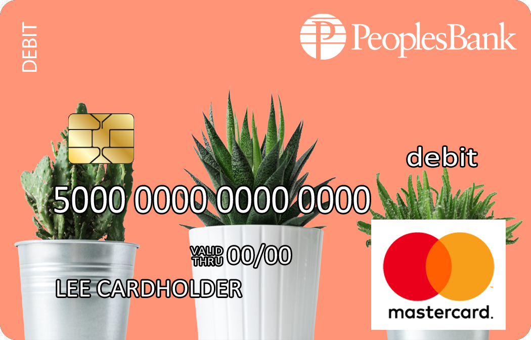 Succulent debit card